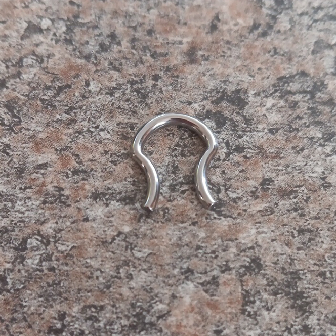 12g Surgical Steel Septum Nose Ring